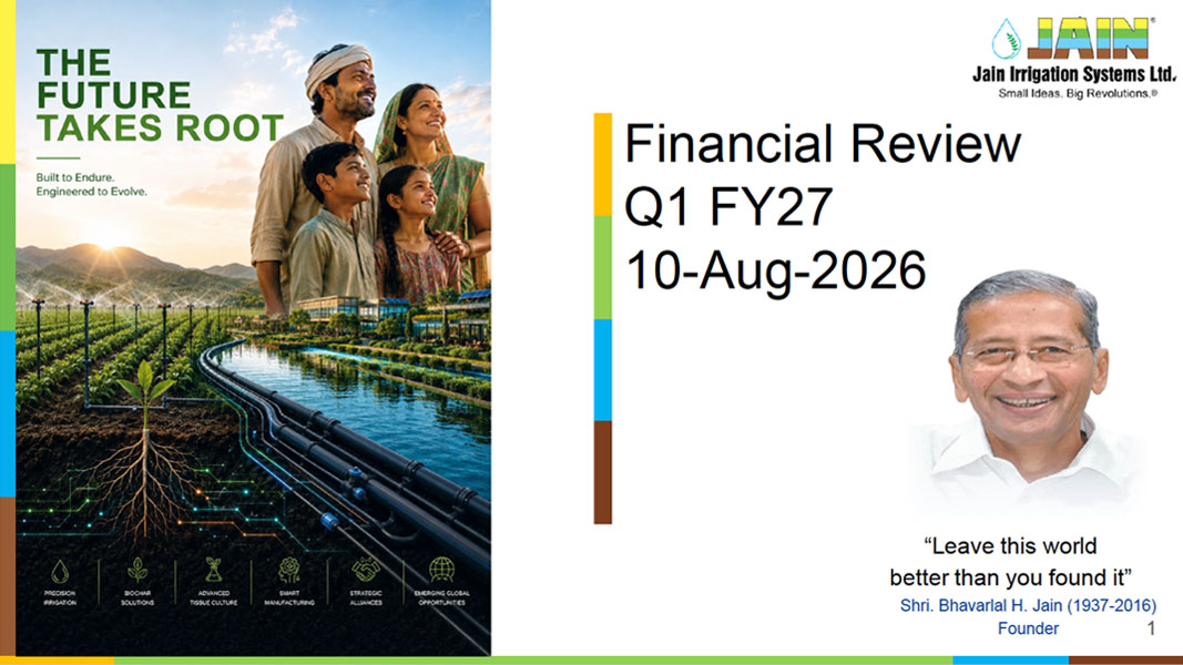 Investor Presentation Q1 & FY27 